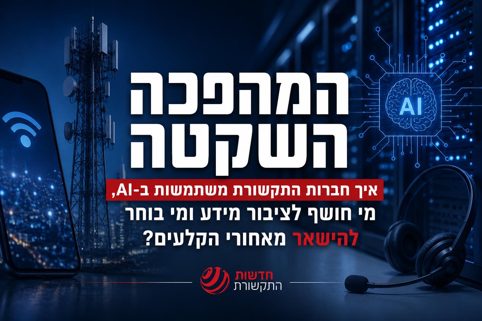 בינה מלאכותית בחברות התקשורת: הזדמנות טכנולוגית או מבחן שקיפות חדש