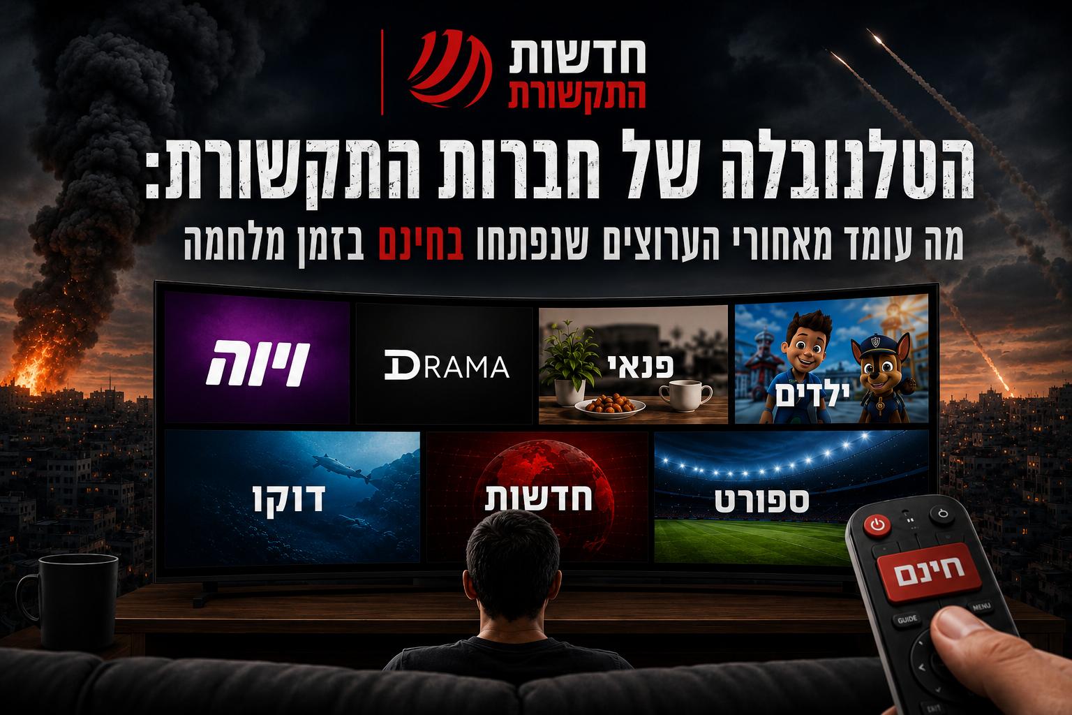 הטלנובלה של חברות התקשורת: מה עומד מאחורי הערוצים שנפתחו בחינם