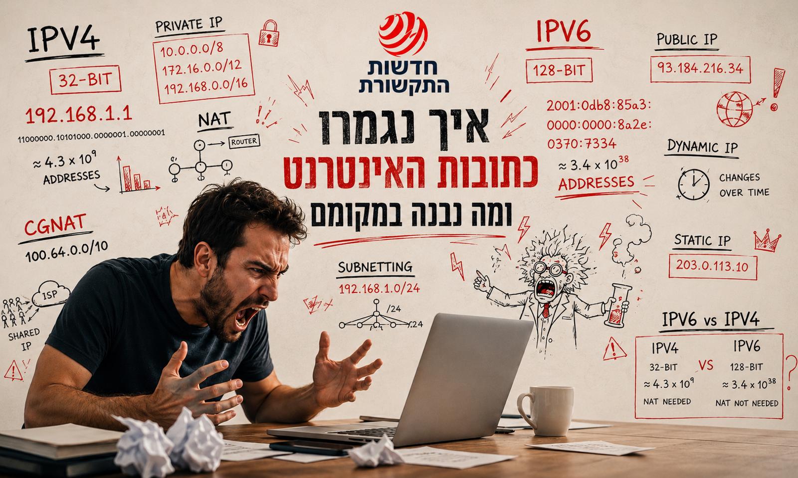 איך נגמרו כתובות האינטרנט ומה נבנה במקומ