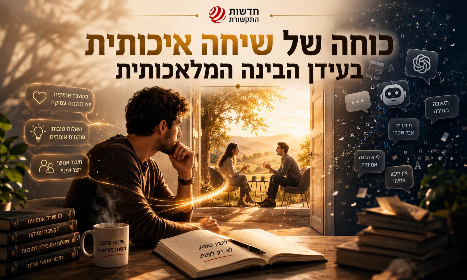 כוחה של שיחה איכותית בעידן הבינה המלאכותית