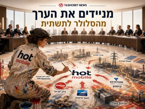 עסקת הוט מובייל: מניידים את הערך מסלולר לתשתיות