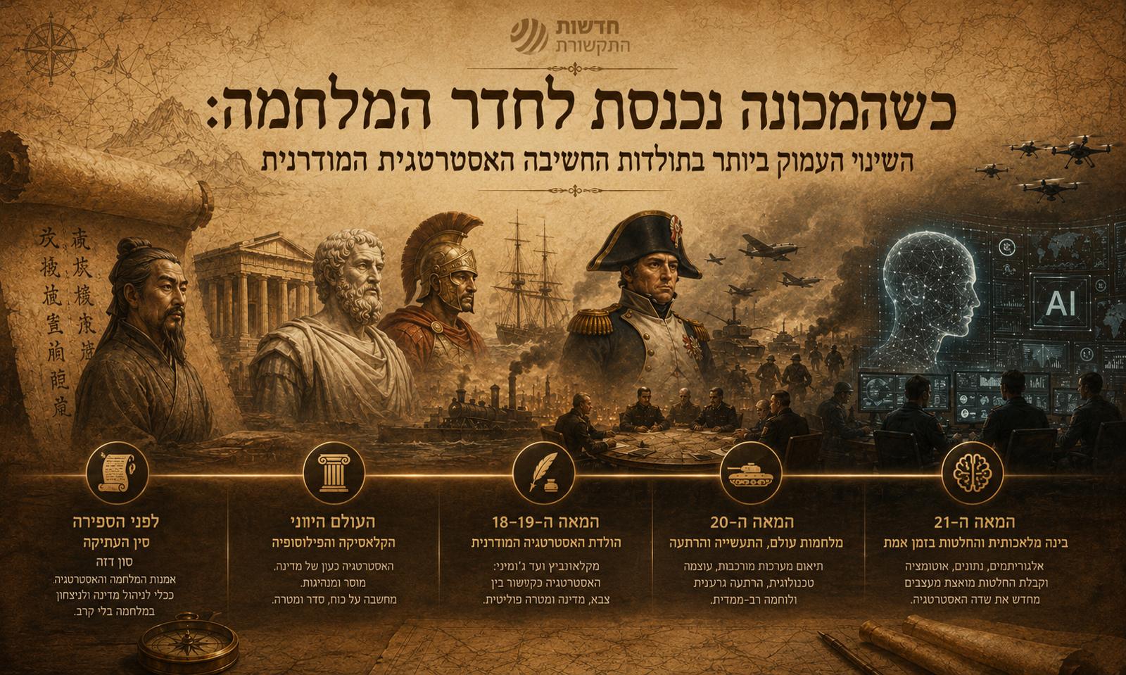 כשהמכונה נכנסת לחדר המלחמה: השינוי העמוק ביותר בתולדות החשיבה האסטרטגית המודרנית