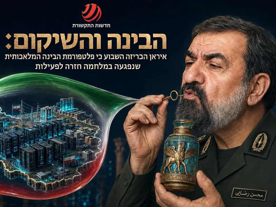 הבינה והשיקום: איראן הכריזה השבוע כי פלטפורמת הבינה המלאכותית שנפגעה במלחמה חזרה לפעילות