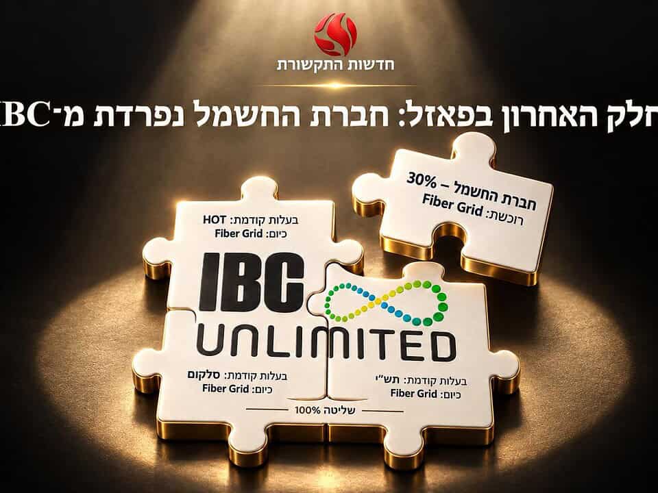 החלק האחרון בפאזל: חברת החשמל נפרדת מ־IBC