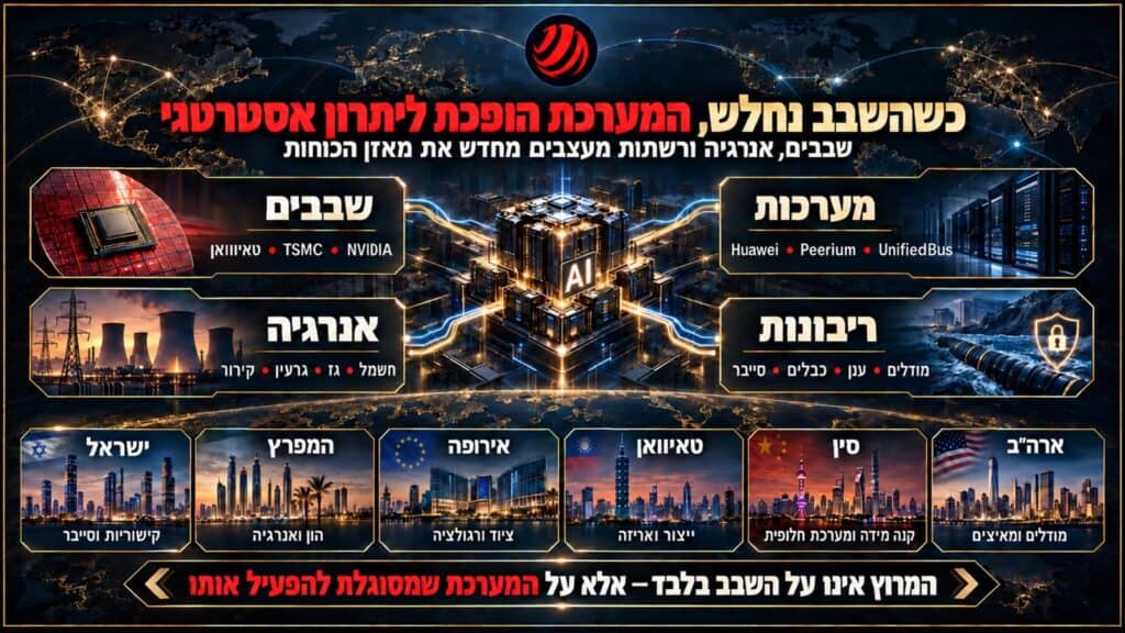 מלחמת החשמל של הבינה המלאכותית משרטטת מחדש את מאזן הכוחות העולמי כולו