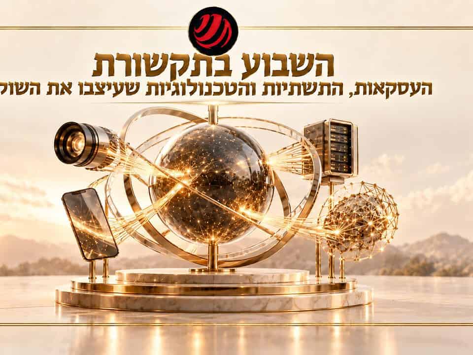 השבוע שבו הסיבים בישראל, הוליווד והבינה המלאכותית ריכזו מחדש את הכוח התקשורתי