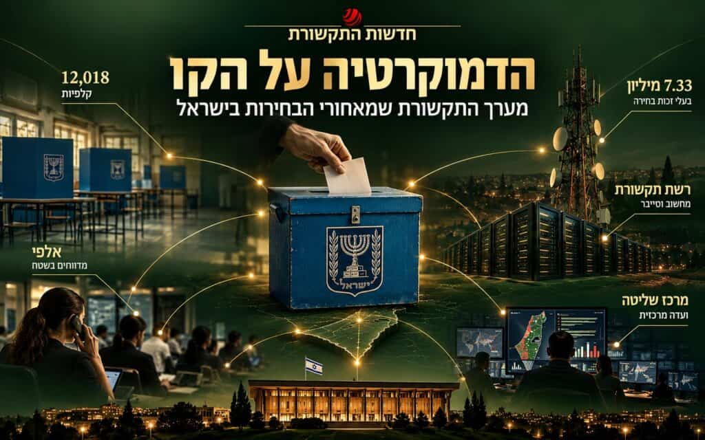 הדמוקרטיה על הקו: מערך התקשורת שמאחורי הבחירות בישראל