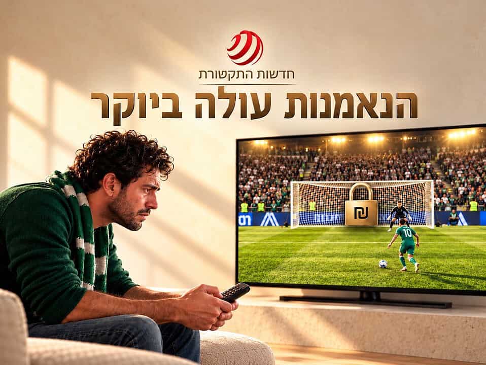 אתם נאמנים לקבוצה. מי שמחזיק בשידור גובה את המחיר